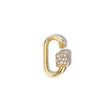 Marla Aaron Necklaces and Pendants Marla Aaron 14K Yellow Gold Diamond Stoned Babylock