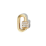 Marla Aaron Necklaces and Pendants Marla Aaron 14K Yellow Gold Diamond Stoned Chubby Babylock - 1.47 ctw