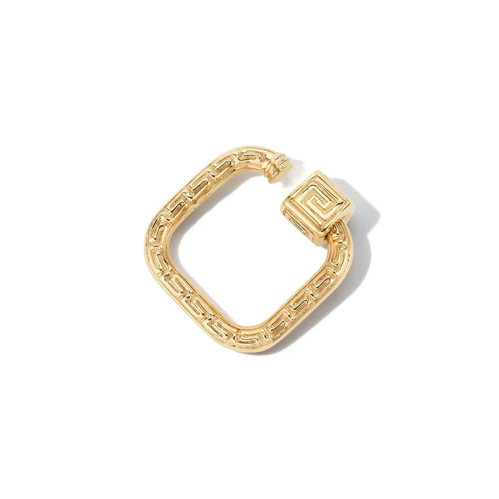Marla Aaron Necklaces and Pendants Marla Aaron 14K Yellow Gold Meander Lock