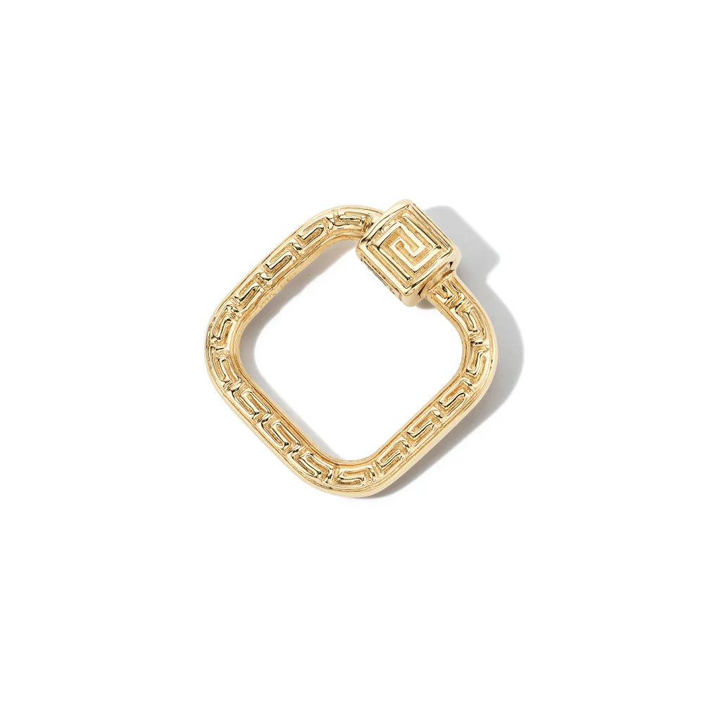 Marla Aaron Necklaces and Pendants Marla Aaron 14K Yellow Gold Meander Lock
