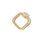 Marla Aaron Necklaces and Pendants Marla Aaron 14K Yellow Gold Meander Lock
