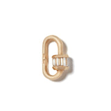 Marla Aaron Necklaces and Pendants Marla Aaron 14K Yellow Gold Total Baguette Diamond Babylock - 1.10ctw
