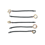 Marla Aaron Bracelet Marla Aaron Black Thingys – Pack of 5