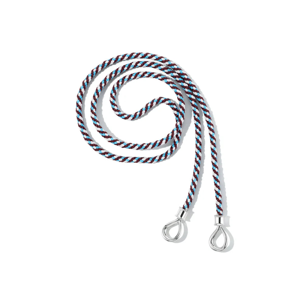 Marla Aaron Necklaces and Pendants Marla Aaron Dyneema & Sterling Silver The String Project Rugby String Necklace