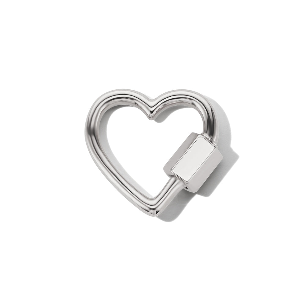 Marla Aaron Sterling Silver Heartlock