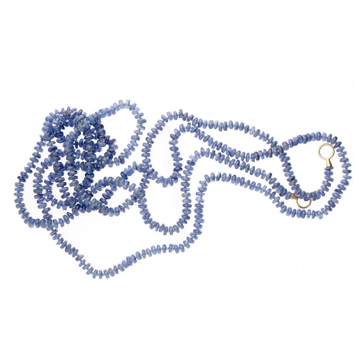 Marla Aaron 14K Yellow Gold Kyanite Rondelle Strand, 48"