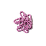 Marla Aaron Necklaces and Pendants Marla Aaron Lilac Rubber Chubby Medium Lock