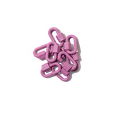 Marla Aaron Necklaces and Pendants Marla Aaron Lilac Rubber Chubby Medium Lock