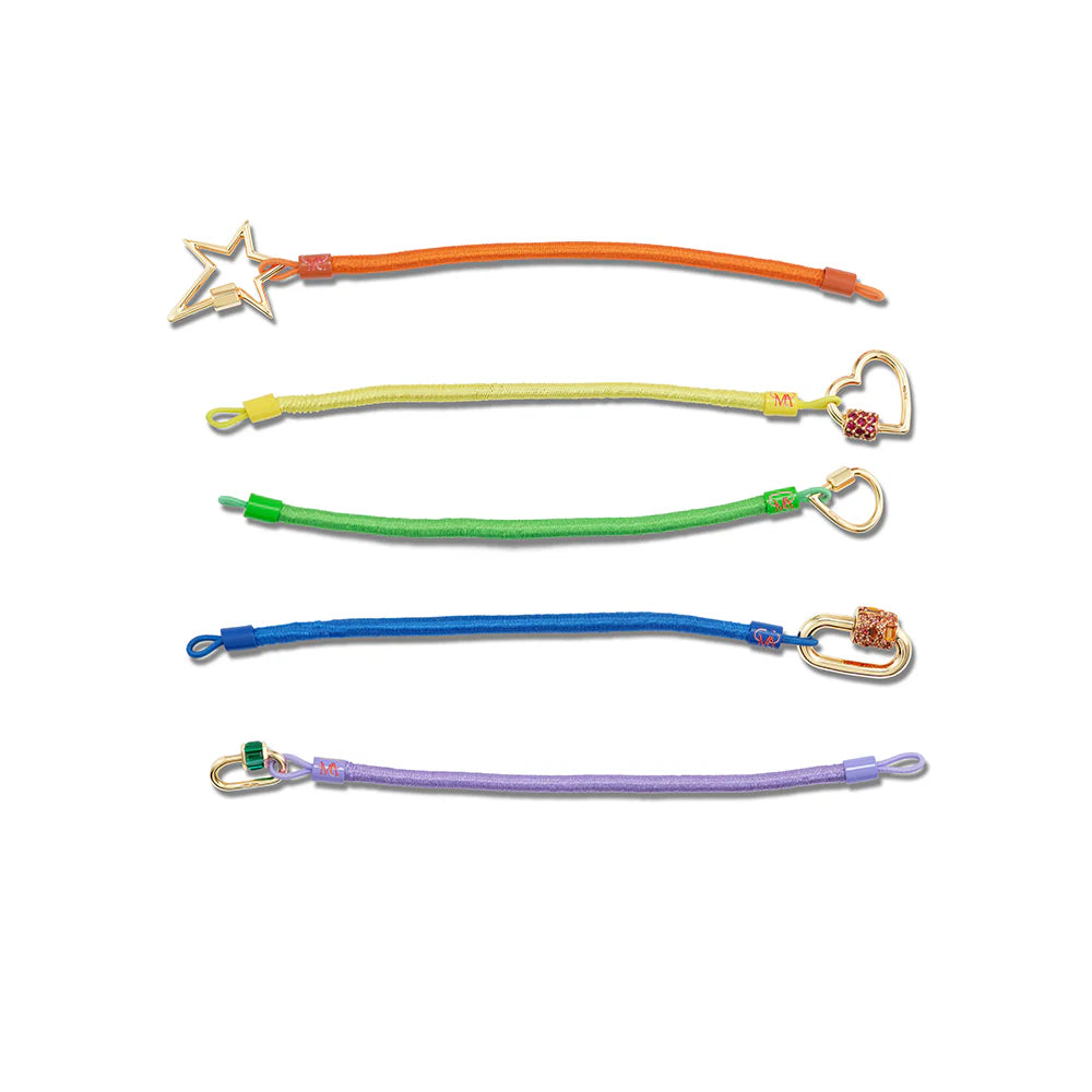 Marla Aaron Bracelet Marla Aaron Multicolor 1" Thingys – Pack of 5