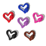 Marla Aaron Necklaces and Pendants Marla Aaron Red Rubber Freeform Heartlock