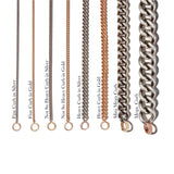 Marla Aaron Bracelet Marla Aaron Sterling Silver & 14K Yellow Gold Heavy Curb Chain Bracelet