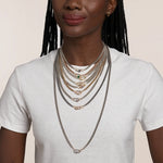 Marla Aaron Necklaces and Pendants Marla Aaron Sterling Silver & 14K Yellow Gold Heavy Curb Chain Necklace - 20"