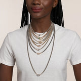 Marla Aaron Necklaces and Pendants Marla Aaron Sterling Silver & 14K Yellow Gold Heavy Curb Chain Necklace - 20"