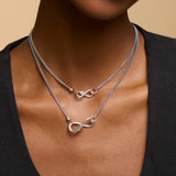 Marla Aaron Necklaces and Pendants Marla Aaron Sterling Silver & 14K Yellow Gold Not So Heavy Curb Chain Necklace