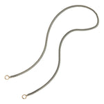 Marla Aaron Necklaces and Pendants Marla Aaron Sterling Silver & 14K Yellow Gold Not So Heavy Curb Chain Necklace
