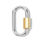 Marla Aaron Necklaces and Pendants Marla Aaron Sterling Silver & 14K Yellow Gold Regular Lock