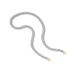 Marla Aaron Necklaces and Pendants Marla Aaron Sterling Silver & 14K Yellow Gold Rolling Curb Chain Necklace