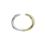 Marla Aaron Bracelet Marla Aaron Sterling Silver & Brass Hinged Cuffling Bracelet