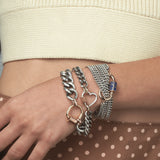 Marla Aaron Bracelet Marla Aaron Sterling Silver MiniMega Curb Chain Bracelet