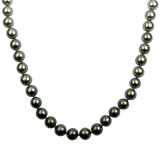 Mastoloni Necklaces and Pendants Mastoloni 18k White Gold Black Tahitian Pearl Strand Necklace 18"