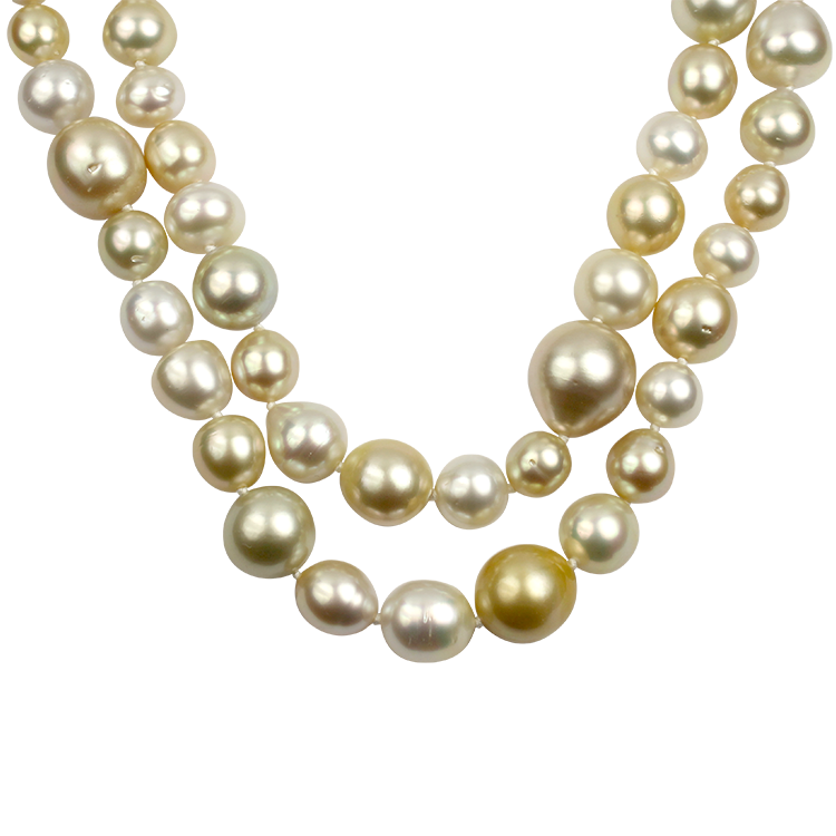 Mastoloni Necklaces and Pendants Mastoloni 18k Yellow Gold Pearl Strand Necklace 37.5"