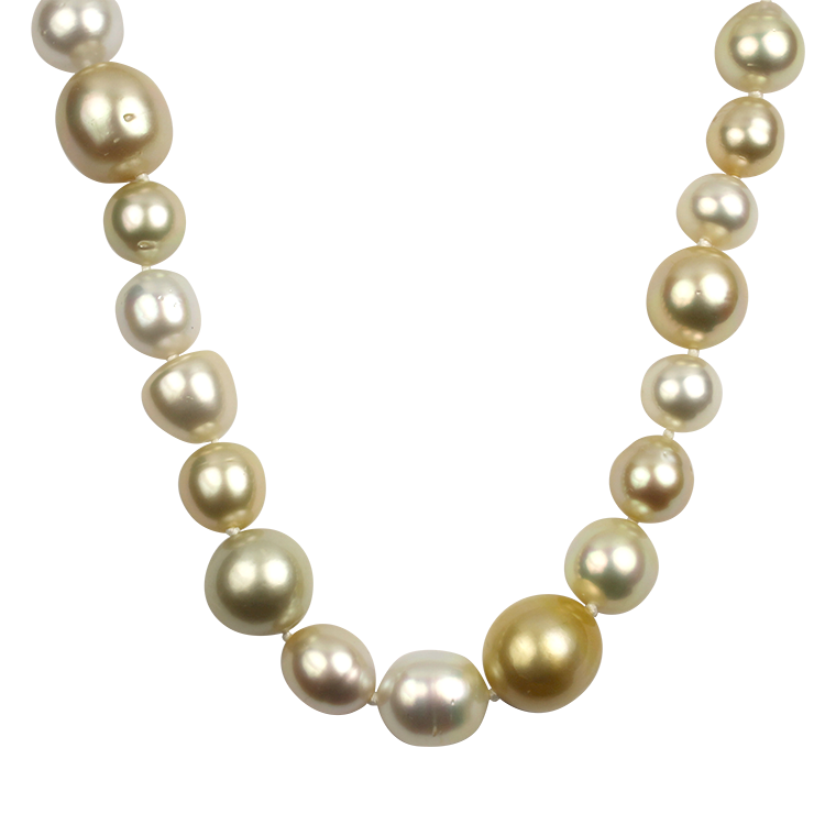 Mastoloni Necklaces and Pendants Mastoloni 18k Yellow Gold Pearl Strand Necklace 37.5"