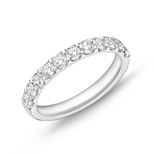 Memoire Memoire Odessa 11-Stone Platinum Diamond Band - 1.06ctw