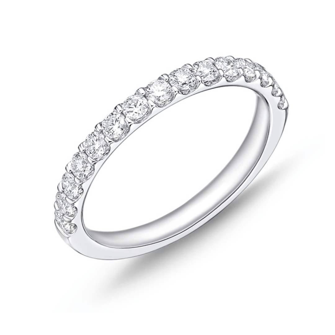 Memoire Wedding Band Memoire Odessa 15-Stone Diamond Band - .50ctw 6.5