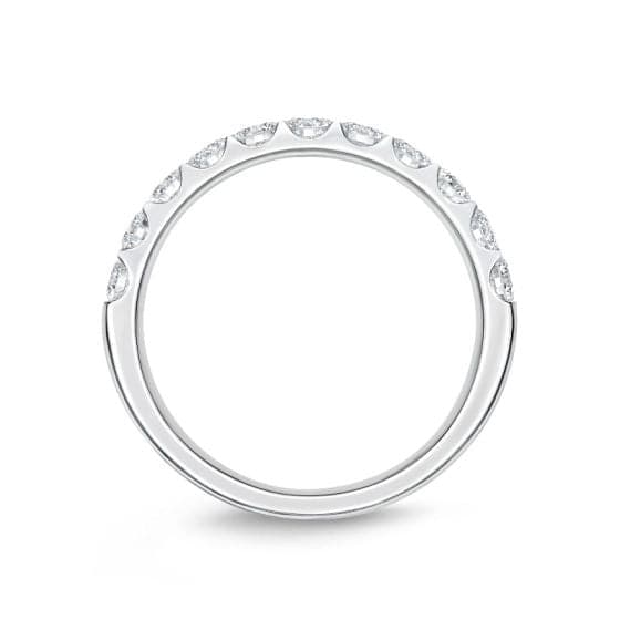 Memoire Wedding Band Memoire Odessa Platinum 11-Stone Diamond Band