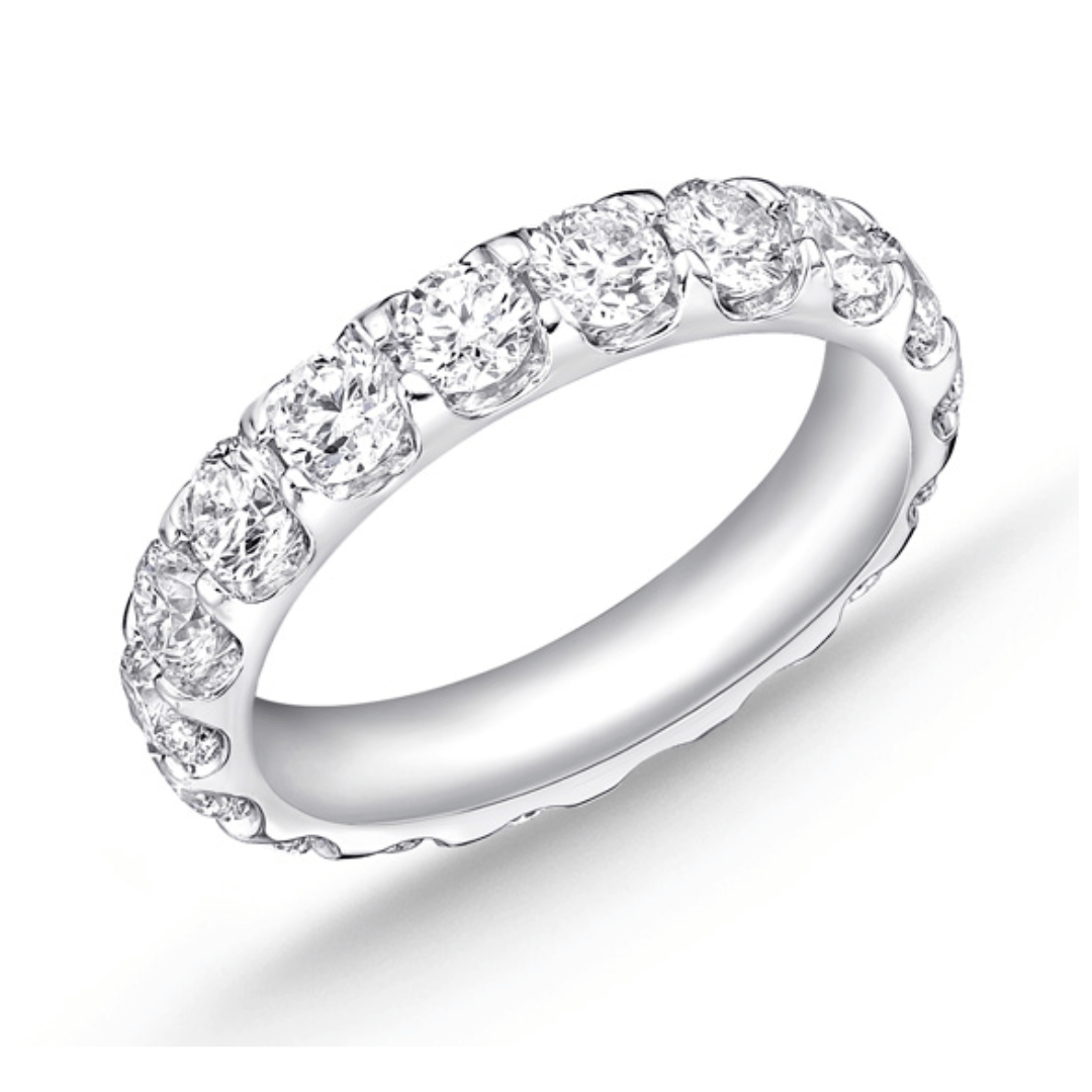 Memoire Wedding Band Memoire Odessa Platinum Diamond Eternity Band - 3.00ctw 6.5