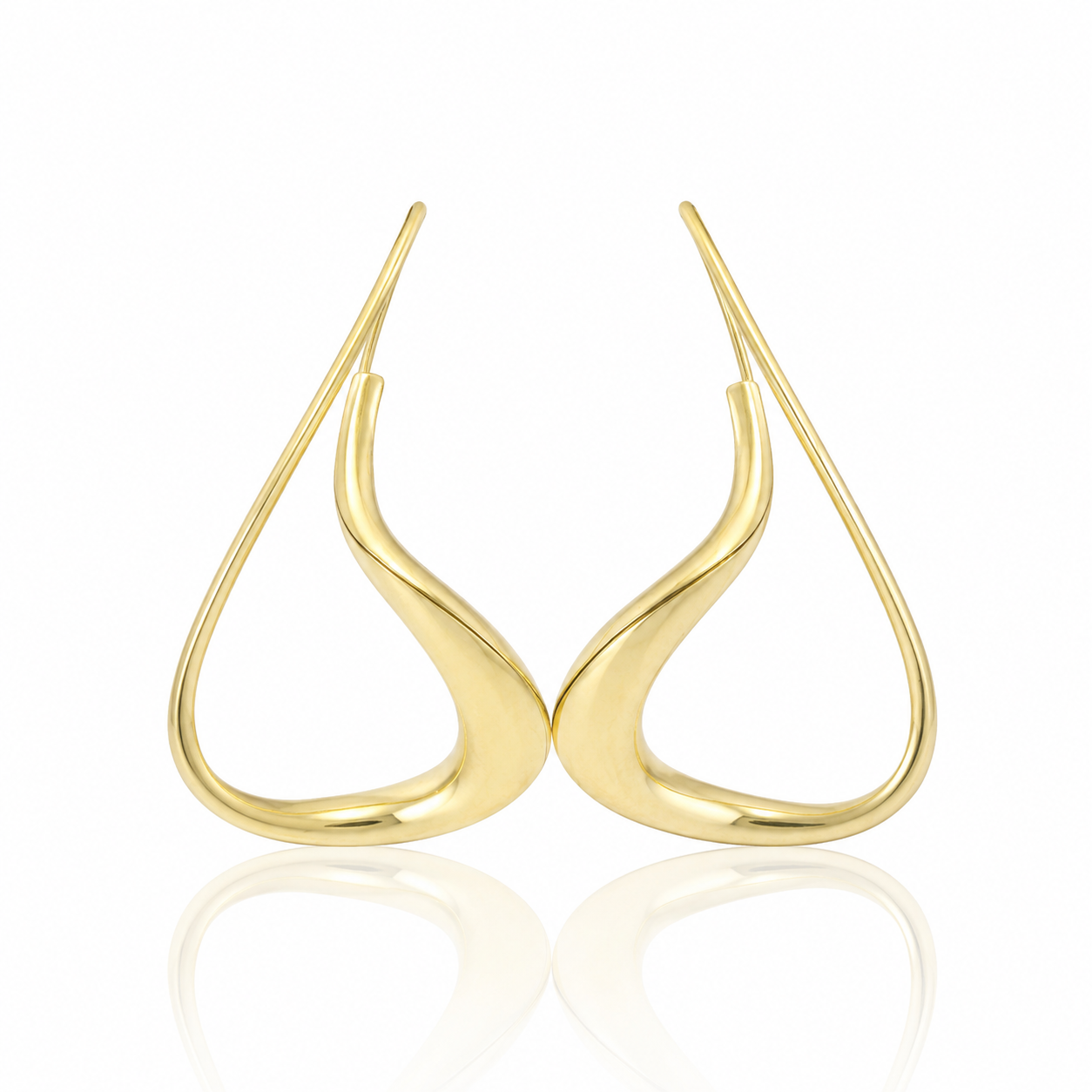 Michael Good Earrings Estate 18K Yellow Gold Michael Good Figure-Eight Earrings