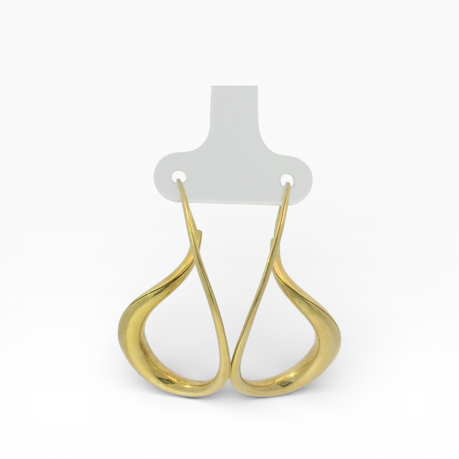 Michael Good Earrings Estate Michael Good 18K Yellow Gold Figure-8 Hoop Earrings – Small