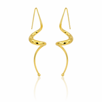 Michael Good Earrings Estate Michael Good 18K Yellow Gold Helicoidal Earrings