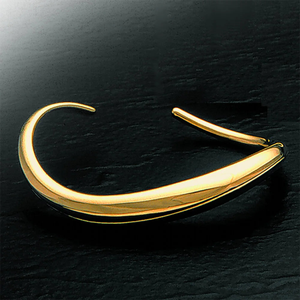 Michael Good Bracelet Michael Good 18k Yellow Gold Light Wave Cuff Bracelet