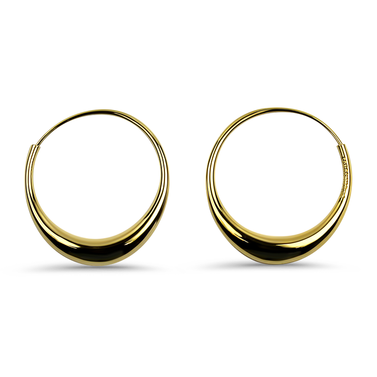 Michael Good Earring Michael Good Estate Medium Round Hoop Earrings