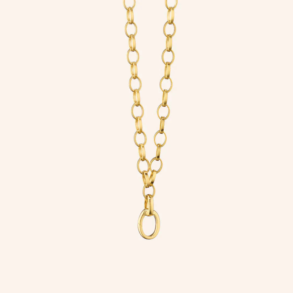 Monica Rich Kosann Necklaces and Pendants Monica Rich Kosann 18K Yellow Gold Belcher Charm Enhancer Chain – 22"