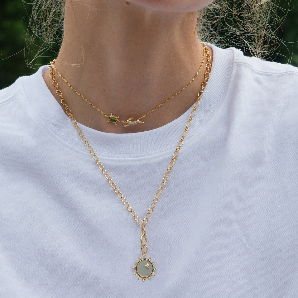 Monica Rich Kosann Necklaces and Pendants Monica Rich Kosann 18K Yellow Gold Belcher Charm Enhancer Chain – 22"