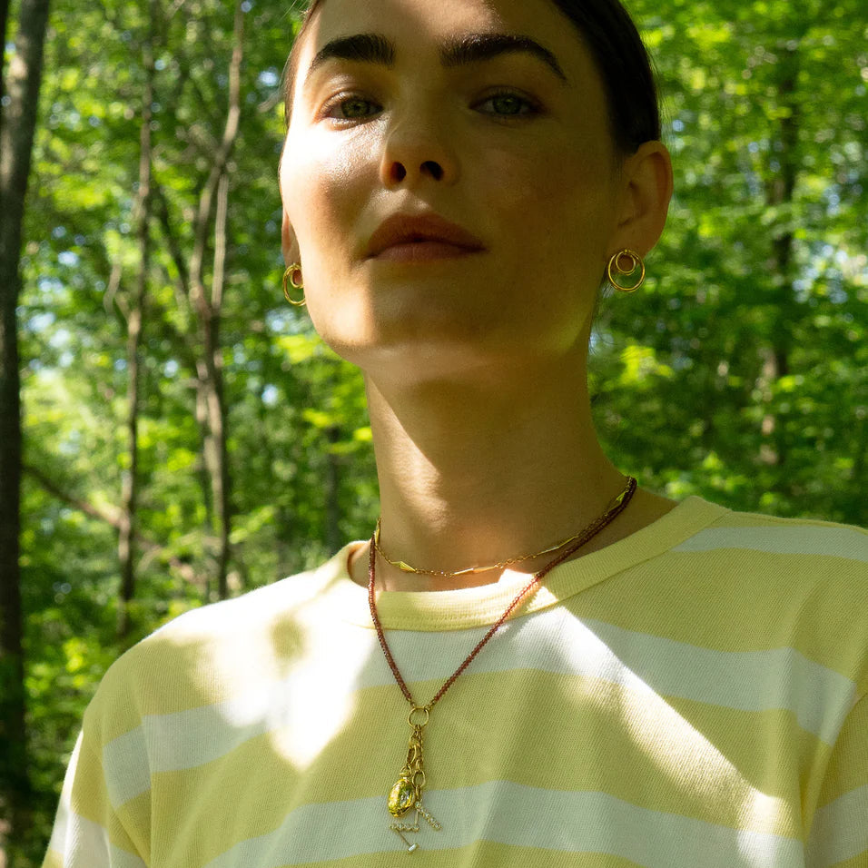 Monica Rich Kosann Lockets Monica Rich Kosann 18k Yellow Gold Petite Anna Locket Charm