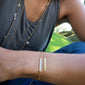 Monica Rich Kosann Bracelet Monica Rich Kosann 18k Yellow Gold Petite Poesy Carpe Diem Diamond Bracelet