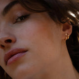 Monica Rich Kosann Earrings Monica Rich Kosann 18k Yellow Gold Petite "Points North" Diamond Earrings