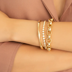 Monica Rich Kosann Bracelet Monica Rich Kosann 18k Yellow Gold Points North Hinged Bracelet