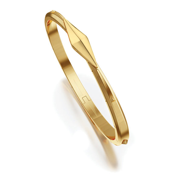 Monica Rich Kosann Bracelet Monica Rich Kosann 18k Yellow Gold Points North Hinged Bracelet