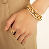 Monica Rich Kosann Bracelet Monica Rich Kosann 18k Yellow Gold Rosalind Link Bracelet