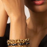 Monica Rich Kosann Bracelet Monica Rich Kosann 18k Yellow Gold Rosalind Link Bracelet