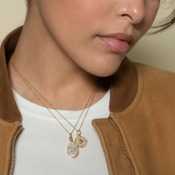 Monica Rich Kosann Necklaces and Pendants Monica Rich Kosann 18k Yellow Gold Slim Kitt Locket Necklace
