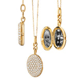 Monica Rich Kosann Necklaces and Pendants Monica Rich Kosann 18k Yellow Gold Slim Kitt Locket Necklace
