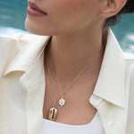 Monica Rich Kosann Necklaces and Pendants Monica Rich Kosann 18k Yellow Gold Slim Rectangle Diamond Kate Locket