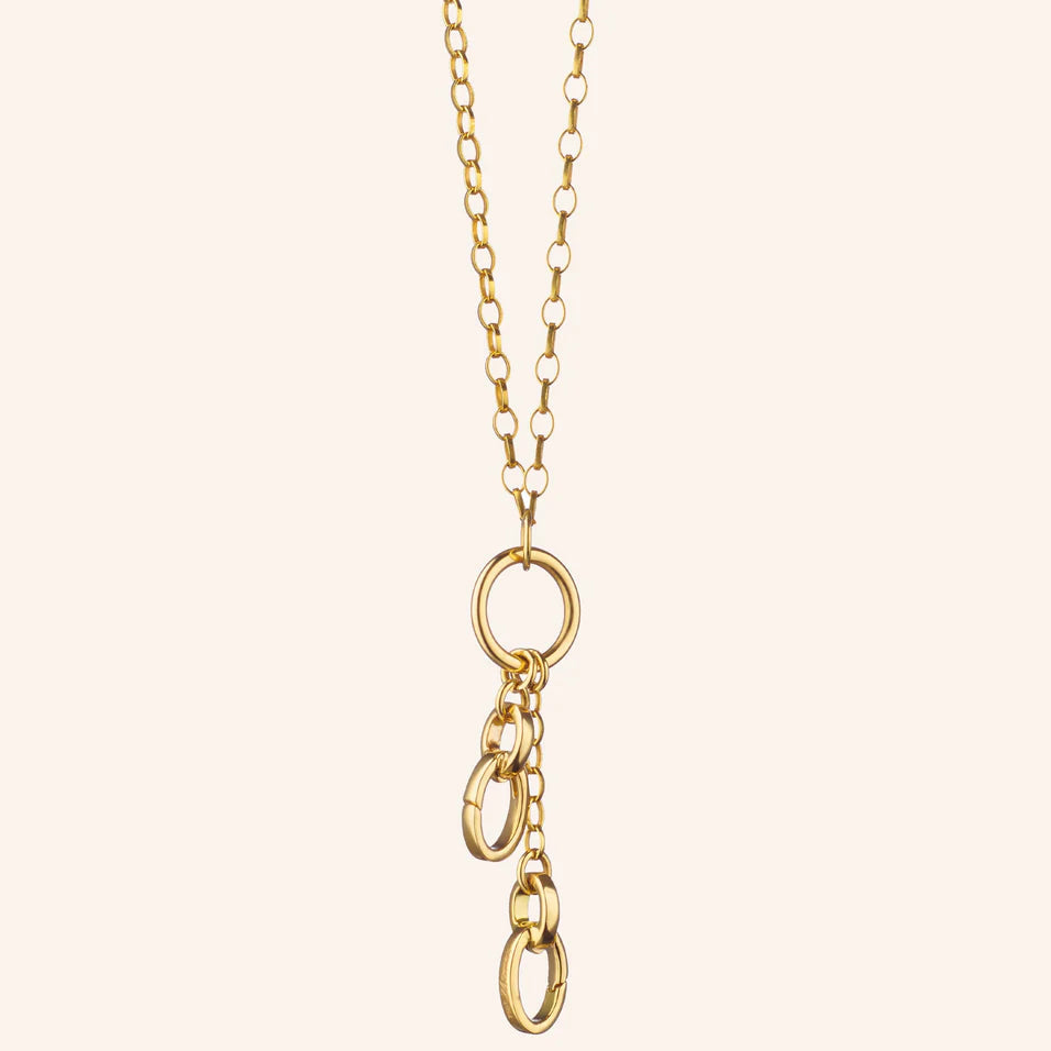 Monica Rich Kosann Necklaces and Pendants Monica Rich Kosann 18k Yellow Gold Small Belcher Charm Enhancer Chain – 22"