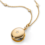 Monica Rich Kosann Necklaces and Pendants Monica Rich Kosann 18k Yellow Gold Twinkle Star Locket Necklace