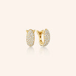 Monica Rich Kosann Earrings Monica Rich Kosann Perseverance 18k Yellow Gold Pavé Diamond Fish Earrings